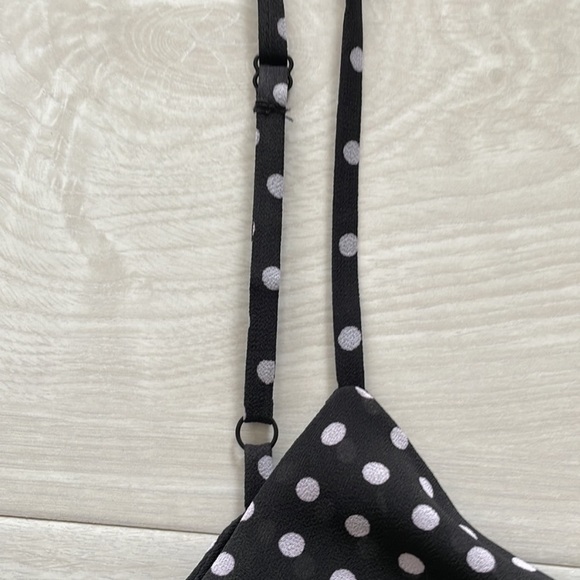 MICHAEL Michael Kors Black w/ Cream Polka Dot “Georgette” Jumpsuit - Picture 9 of 16